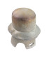 FORME EN ALUMINIUM POUR CHAPEAU STYLE CLOCHE - 2 PIÈCES
