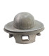 MOULE EN ALUMINIUM POUR CHAPEAU À COURONNE RONDE - 2 PIÈCES
