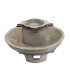 MOULE EN ALUMINIUM POUR CHAPEAU À COURONNE RONDE - 2 PIÈCES