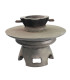 FORME EN ALUMINIUM POUR CHAPEAU STYLE MELON - 2 PIÈCES