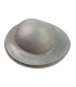 FORME EN ALUMINIUM POUR CHAPEAU CALOTTE RONDE - 2 PIÈCES