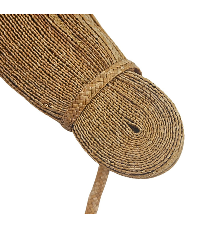 ÉCHEVEAU DE 90 MÈTRES DE PAILLE NATURELLE TRESSÉE 6 MM