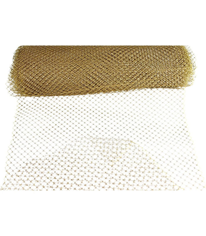 VOILE PLAT LARGE MÉTALLIQUE