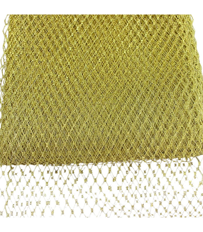 VOILE PLAT MÉTALLIQUE 23CM DE LARGE