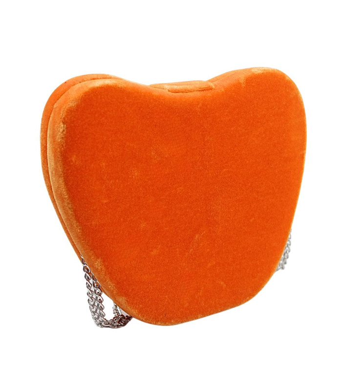 SAC EN VELOURS ORANGE