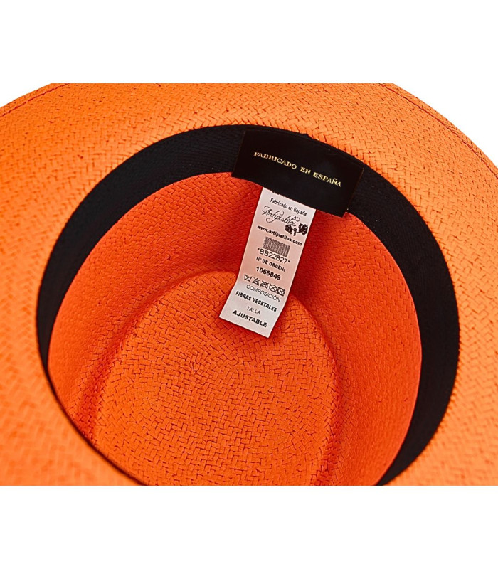 CHAPEAU EN FIBRES VÉGÉTALES POUR FEMME – TAILLE RÉGLABLE
