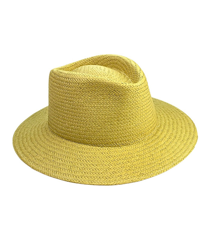 CHAPEAU EN FIBRES VÉGÉTALES POUR HOMME