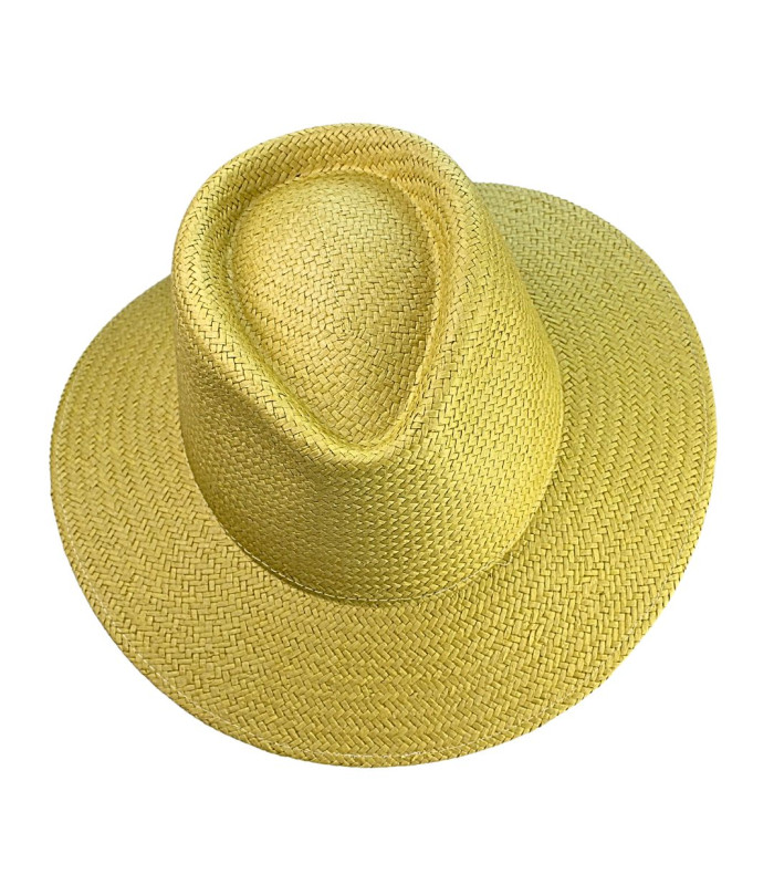 CHAPEAU EN FIBRES VÉGÉTALES POUR HOMME