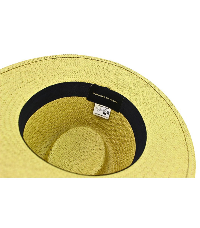 CHAPEAU EN FIBRES VÉGÉTALES POUR HOMME