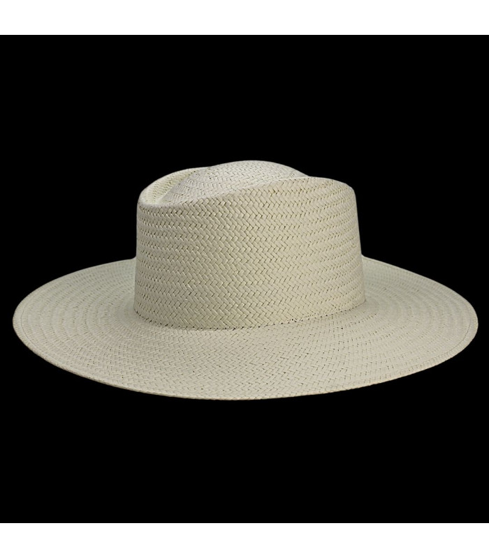 CHAPEAU EN FIBRES VÉGÉTALES POUR HOMME