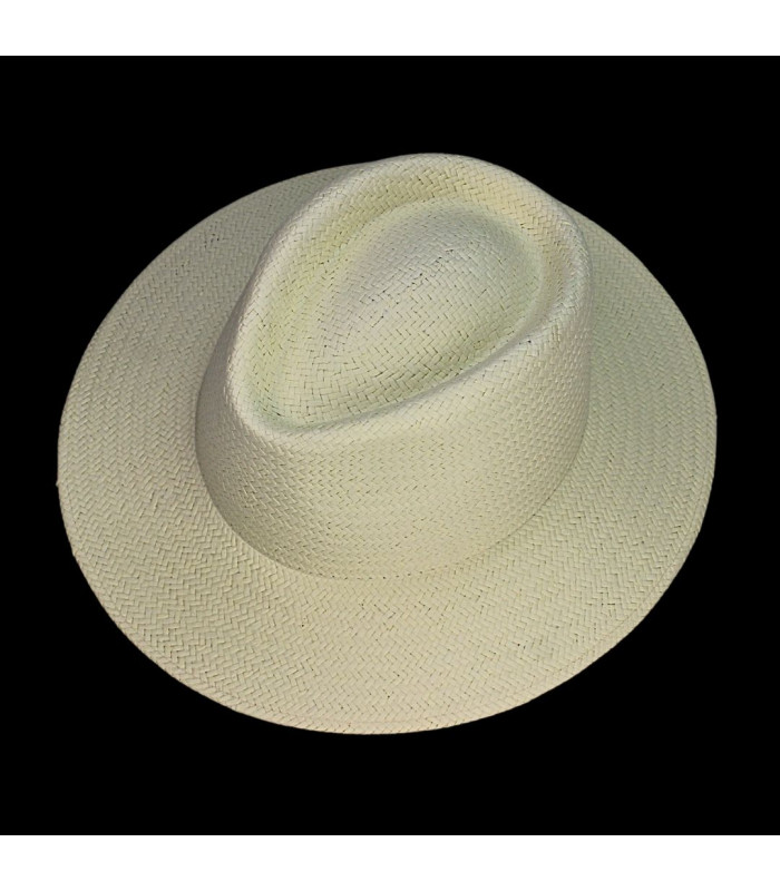 CHAPEAU EN FIBRES VÉGÉTALES POUR HOMME