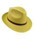 CHAPEAU TRILBY EN FIBRES VÉGÉTALES POUR HOMME
