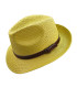 CHAPEAU TRILBY EN FIBRES VÉGÉTALES POUR HOMME