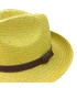 CHAPEAU TRILBY EN FIBRES VÉGÉTALES POUR HOMME