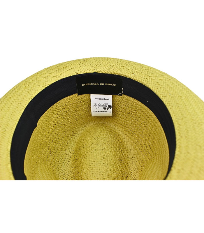 CHAPEAU TRILBY EN FIBRES VÉGÉTALES POUR HOMME