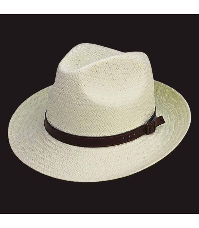 CHAPEAU TRILBY EN FIBRES VÉGÉTALES POUR HOMME