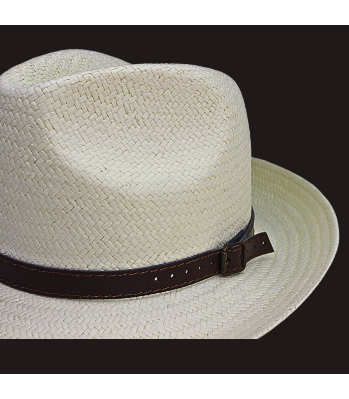 CHAPEAU TRILBY EN FIBRES VÉGÉTALES POUR HOMME
