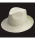 CHAPEAU ASYMÉTRIQUE AJUSTABLE EN FIBRES VÉGÉTALES POUR FEMME
