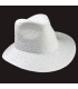 CHAPEAU ASYMÉTRIQUE AJUSTABLE EN FIBRES VÉGÉTALES POUR FEMME