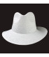 CHAPEAU ASYMÉTRIQUE AJUSTABLE EN FIBRES VÉGÉTALES POUR FEMME