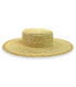CANOTIER EN PAILLE NATURELLE TRESSÉE POUR FEMME – AJUSTABLE