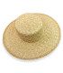 CANOTIER EN PAILLE NATURELLE TRESSÉE POUR FEMME – AJUSTABLE
