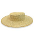 CANOTIER EN PAILLE NATURELLE TRESSÉE POUR FEMME – AJUSTABLE