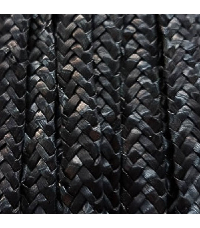 RUBAN DE PAILLE NATURELLE TRESSÉE "MoMA" 12mm x 1m