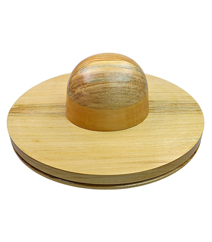 SET DE FORME EN BOIS CHAPEAU DE "PEREGRINO" – BORD ET CALOTTE