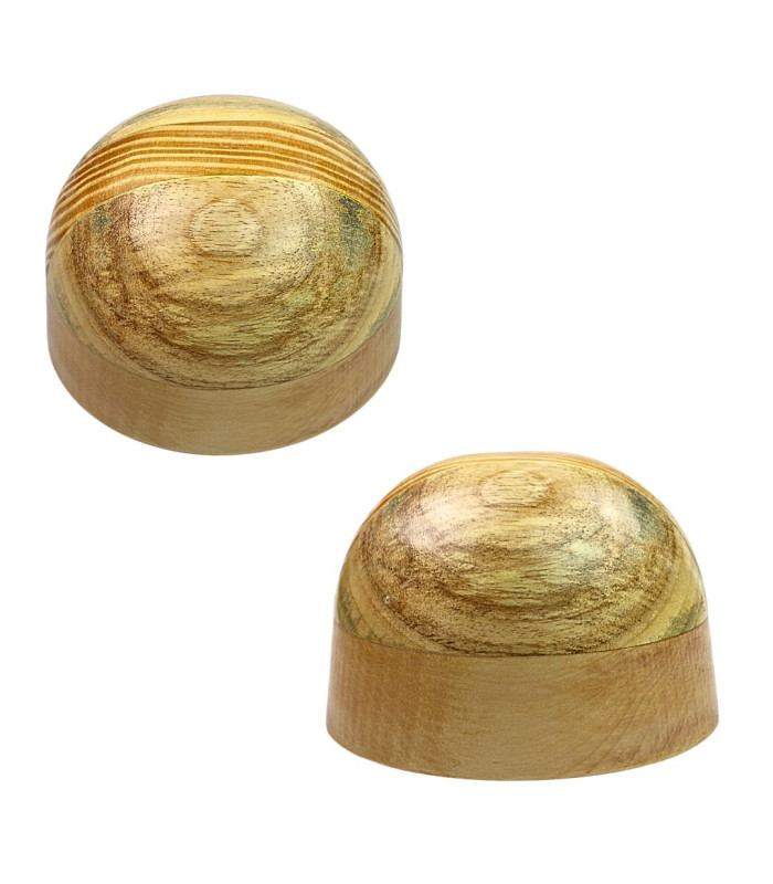 SET DE FORME EN BOIS CHAPEAU DE "PEREGRINO" – BORD ET CALOTTE
