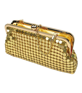 SAC MÉTALLISÉ DORÉ