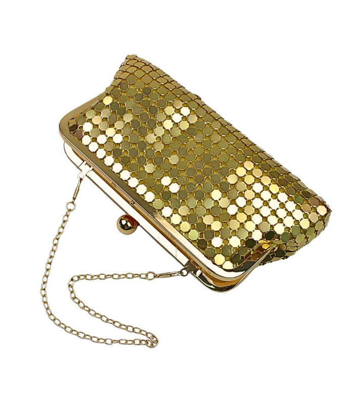 SAC MÉTALLISÉ DORÉ