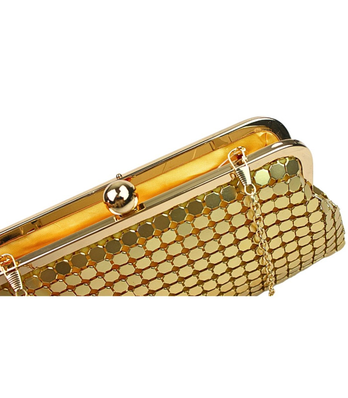 SAC MÉTALLISÉ DORÉ