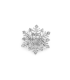 BROCHE FLOCON DE NEIGE AVEC STRASS