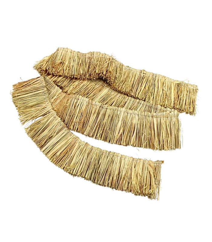 FRANGES EN RAFFIA NATUREL 100% - 5CM X 1M