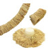 FRANGES EN RAFFIA NATUREL 100% - 5CM X 1M