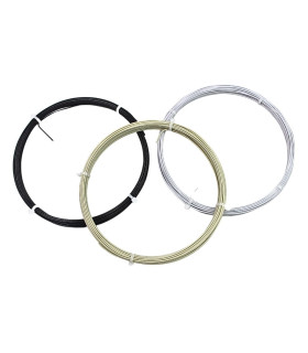 FIL DE CHAPELLERIE RECOUVERT DE RAYONNE – 0,91MM X 10M