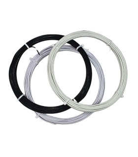 FIL DE CHAPELLERIE RECOUVERT DE COTON (MOELLEUX) – 1,4MM X 10M