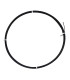 FIL DE CHAPELLERIE REVÊTU DE FIL DE RAYON (RIGIDE) – 1MM X 10M