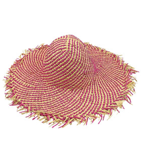 CAPELINE MÉLANGÉE EN RAFIA ET FIBRE DE PAPIER