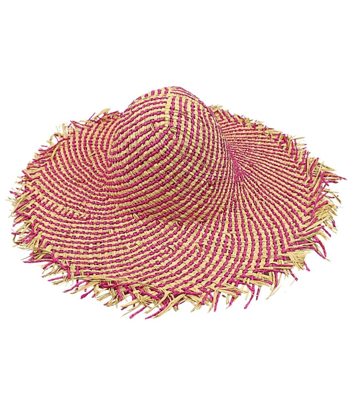 CAPELINE MÉLANGÉE EN RAFIA ET FIBRE DE PAPIER