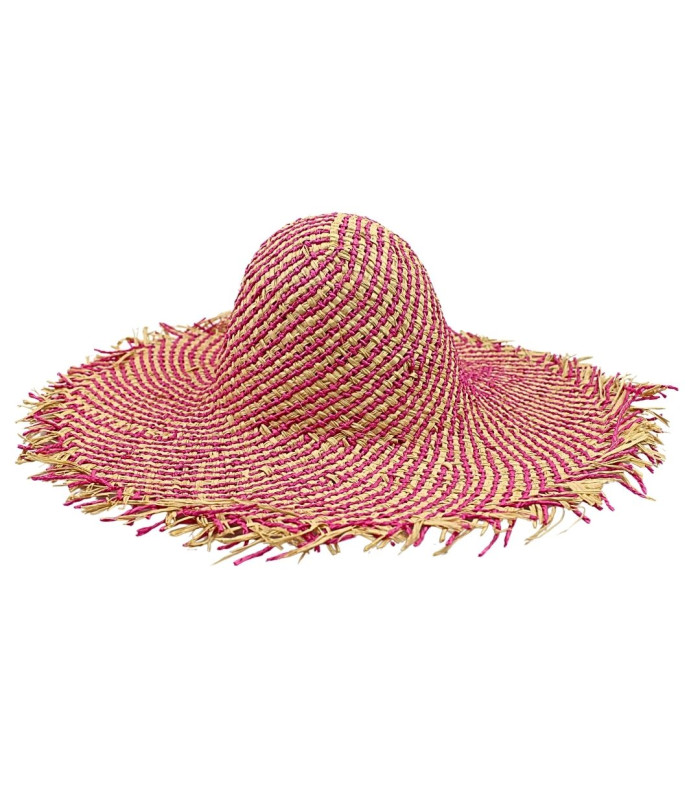 CAPELINE MÉLANGÉE EN RAFIA ET FIBRE DE PAPIER
