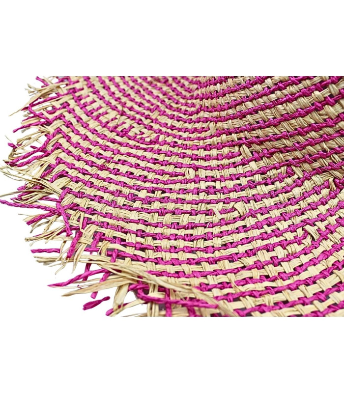 CAPELINE MÉLANGÉE EN RAFIA ET FIBRE DE PAPIER