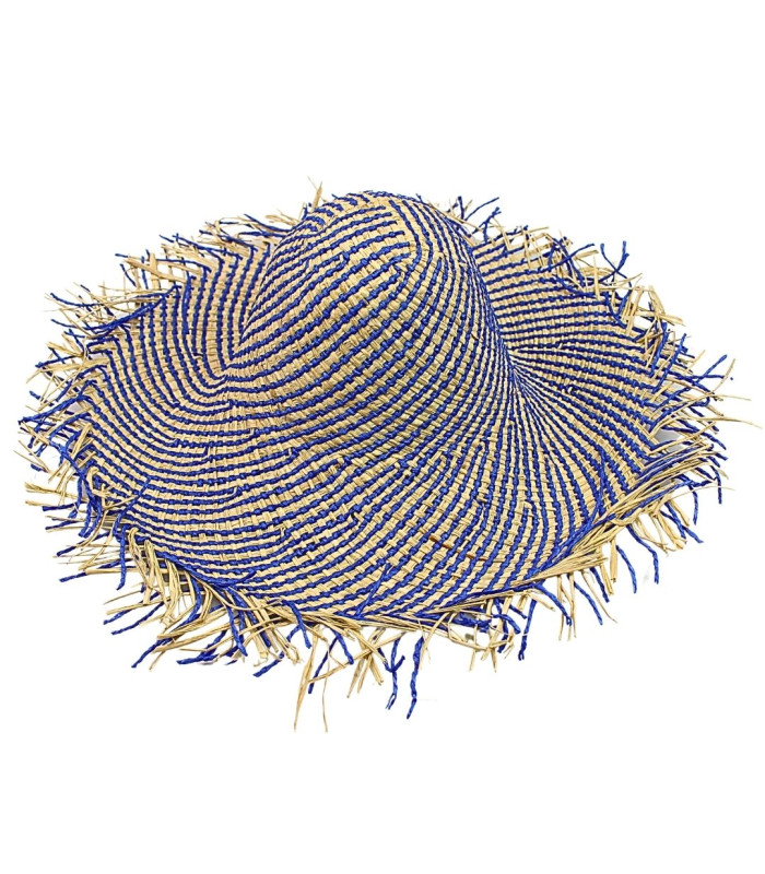 CAPELINE MÉLANGÉE EN RAFIA ET FIBRE DE PAPIER