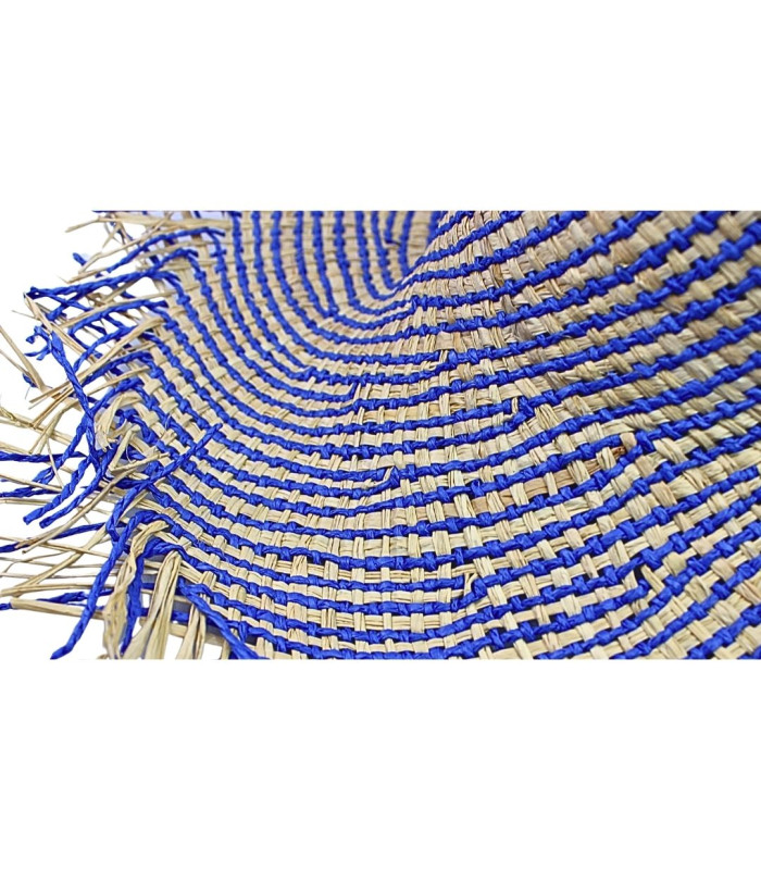 CAPELINE MÉLANGÉE EN RAFIA ET FIBRE DE PAPIER