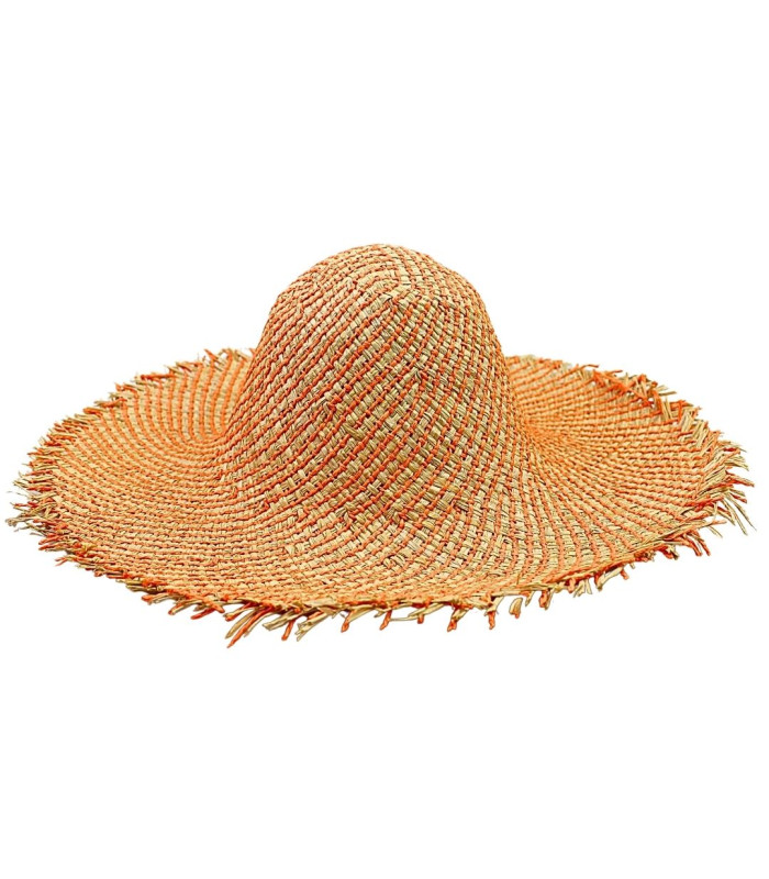 CAPELINE MÉLANGÉE EN RAFIA ET FIBRE DE PAPIER