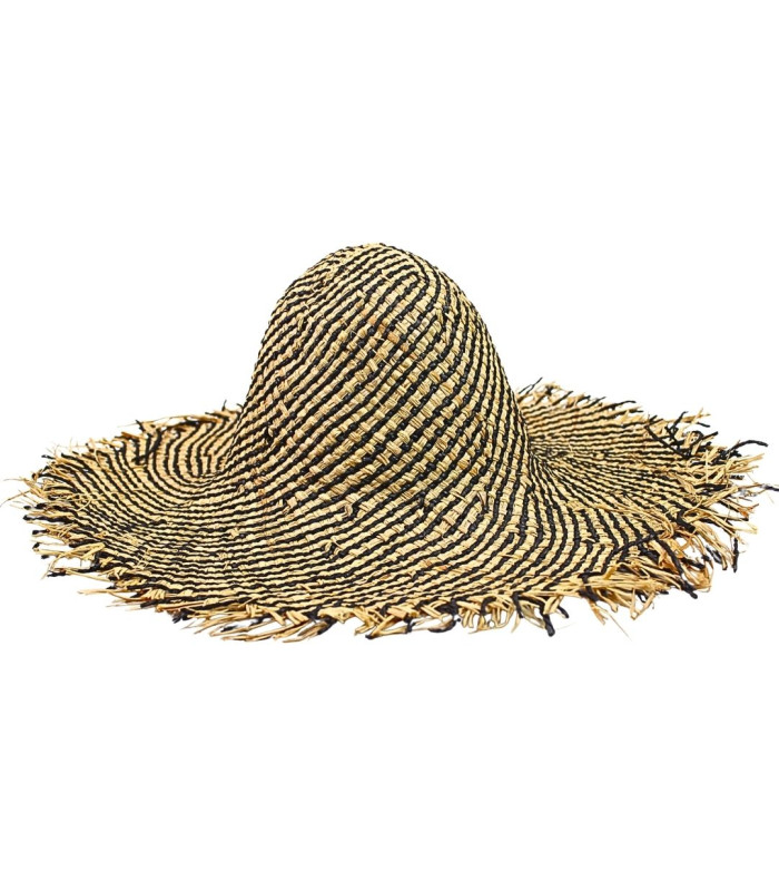 CAPELINE MÉLANGÉE EN RAFIA ET FIBRE DE PAPIER