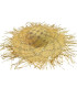 CAPELINE 100 % RAFFIA AVEC FINITION CORDAGE