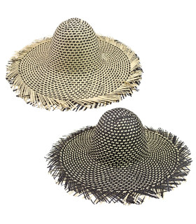 CAPELINE BICOLORE EN FIBRE DE PAPIER