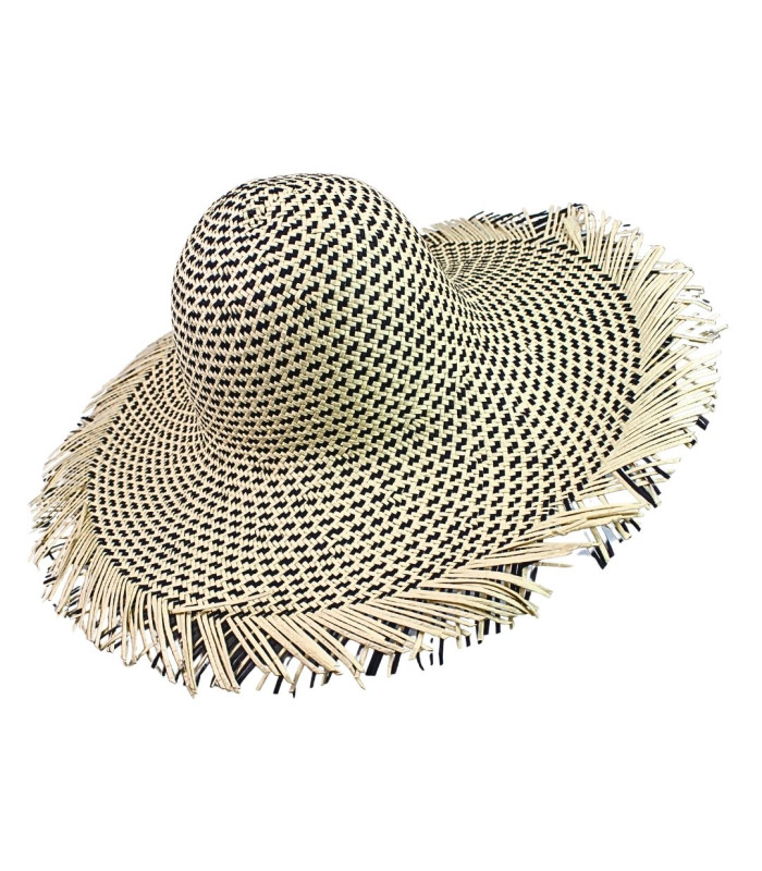 CAPELINE BICOLORE EN FIBRE DE PAPIER